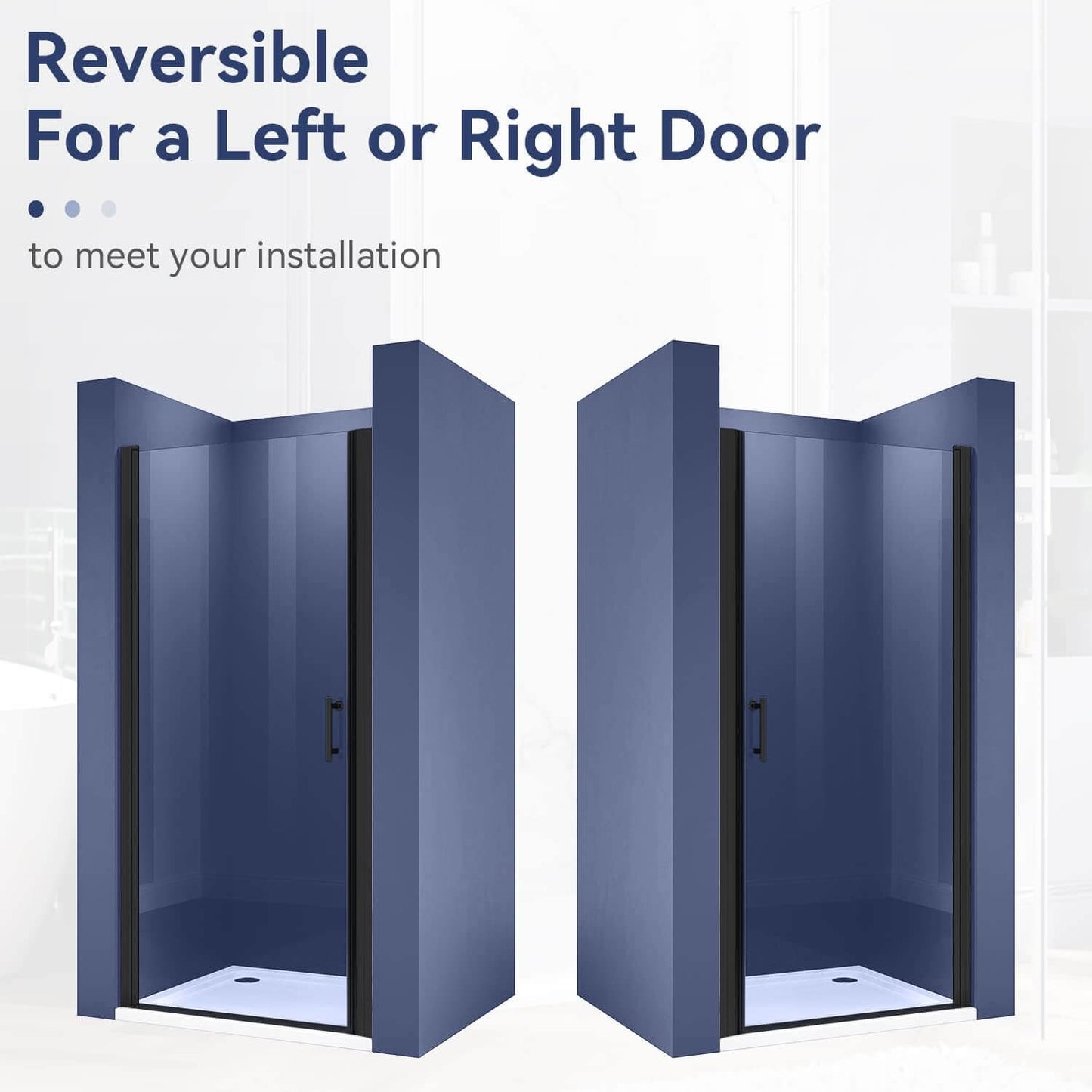 Reversible For a Left or Right Door to meet your Installation