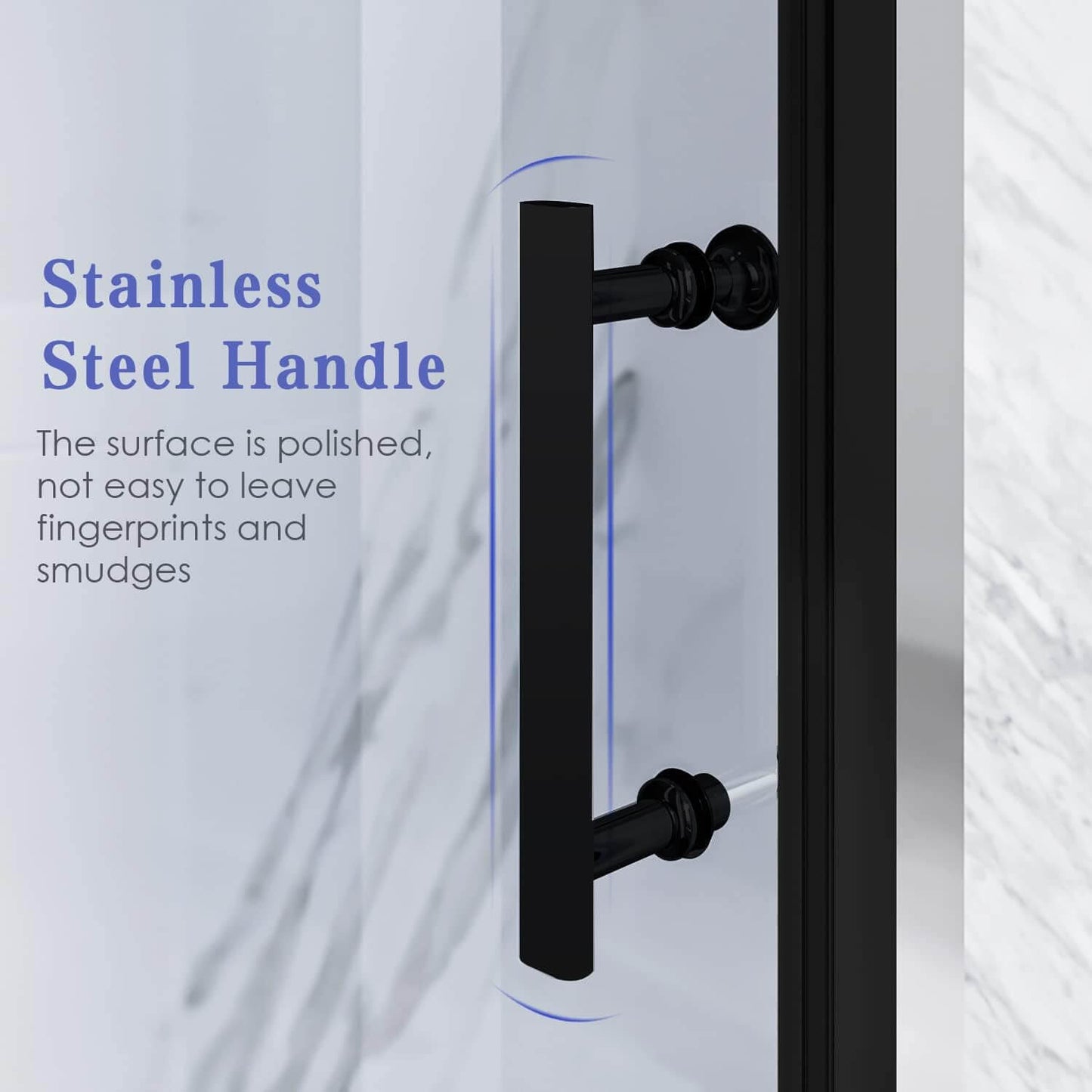 Stainless Steel Handel: The surface is polished, not easy to leave fingerprints and smudges