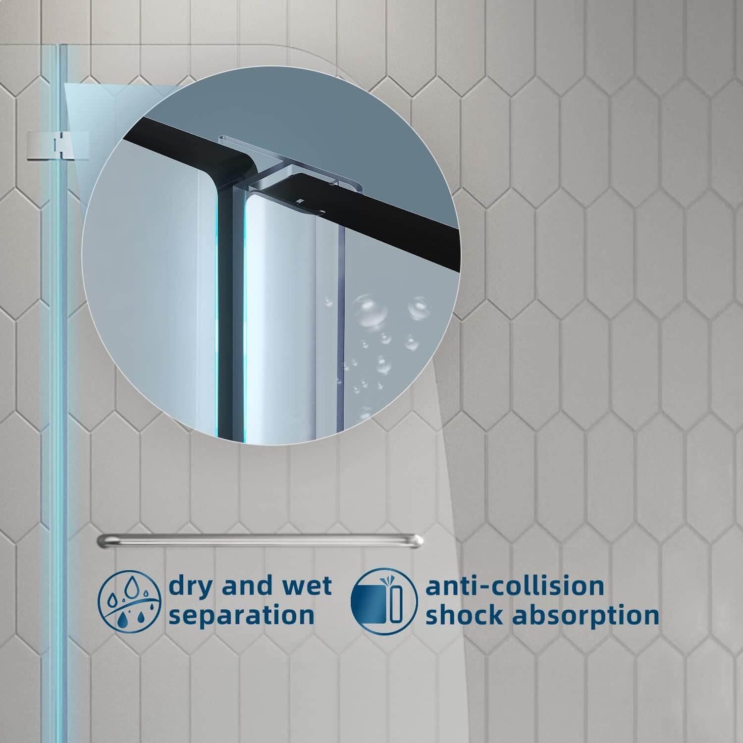 dry and wet separation, anti- collision shock absorption