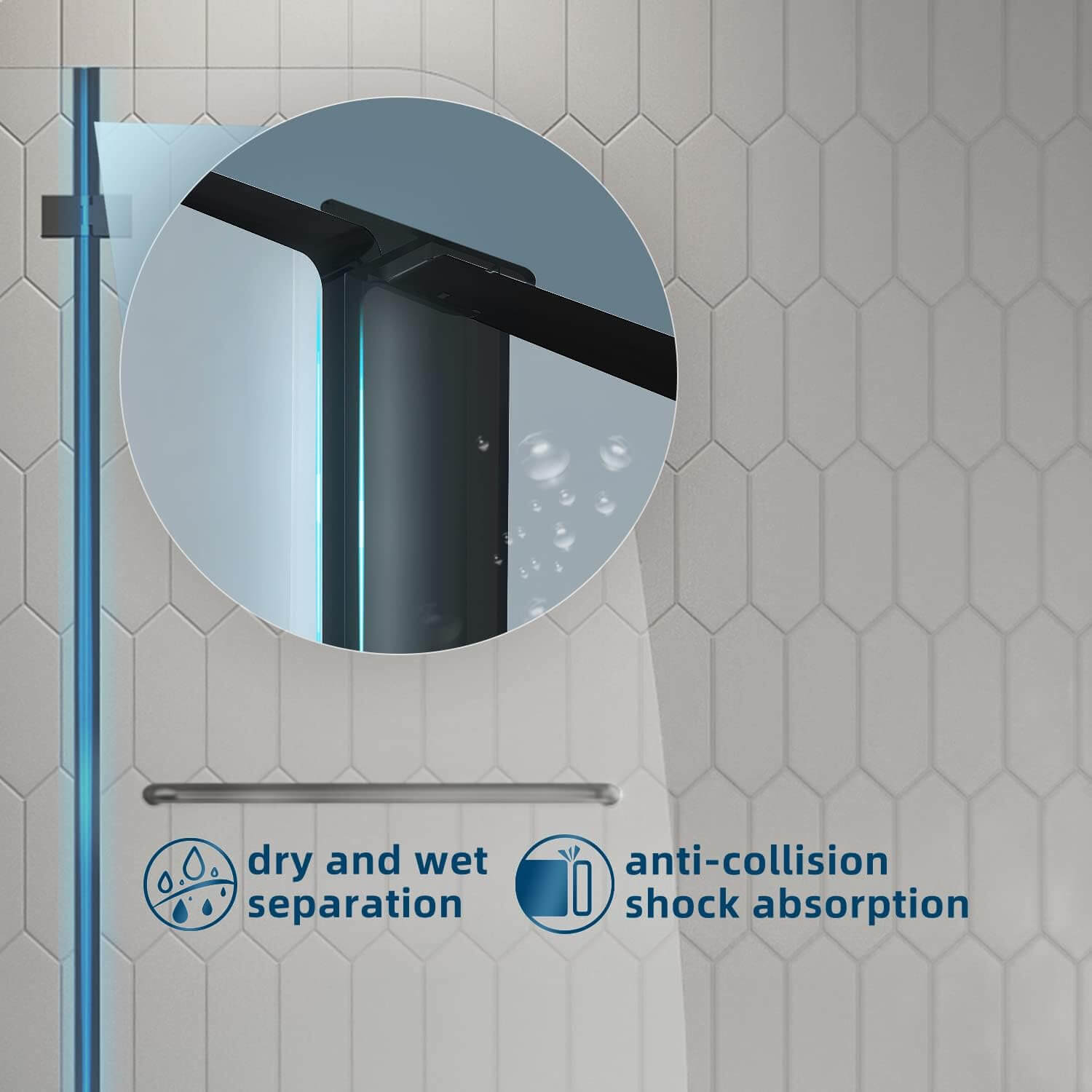 dry and wet separation, anti- collision shock absorption