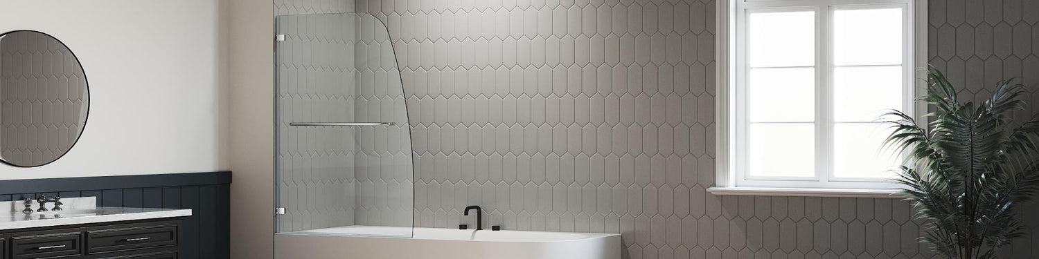 Bathtub Hinged Doors