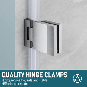 QUALITY HINGE CLAMPS: Long service life, safe and stable. Effortless to rotate.