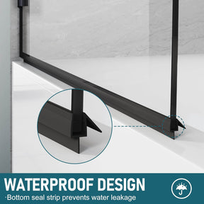 WATERPROOF DESIGN: Bottom seal strip prevents water leakage.