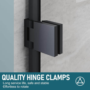 QUALITY HINGE CLAMPS: Long service life, safe and stable. Effortless to rotate.