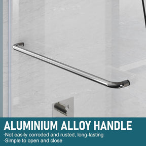 ALUMINIUM ALLOY HANDLE: Not easily corroded and rusted, long- lasting, Simple to open and close