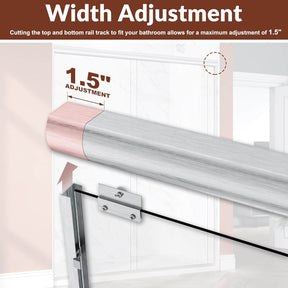 Width adjustment range：46.5 in. to 48 in. 