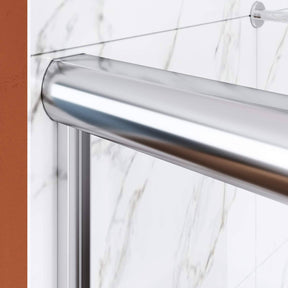 Chrome frame design, increase the safety factor, both make your bathroom safer and more worry-free, more elegant