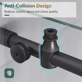 Anti-Collision Design: Reduces impact, opens and closes quietly