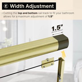 Width Adjustment Range: 58.5 in. to 60 in.