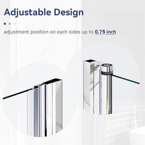 Adjustable Design: adjustment position on each sides up to 0.75 inch