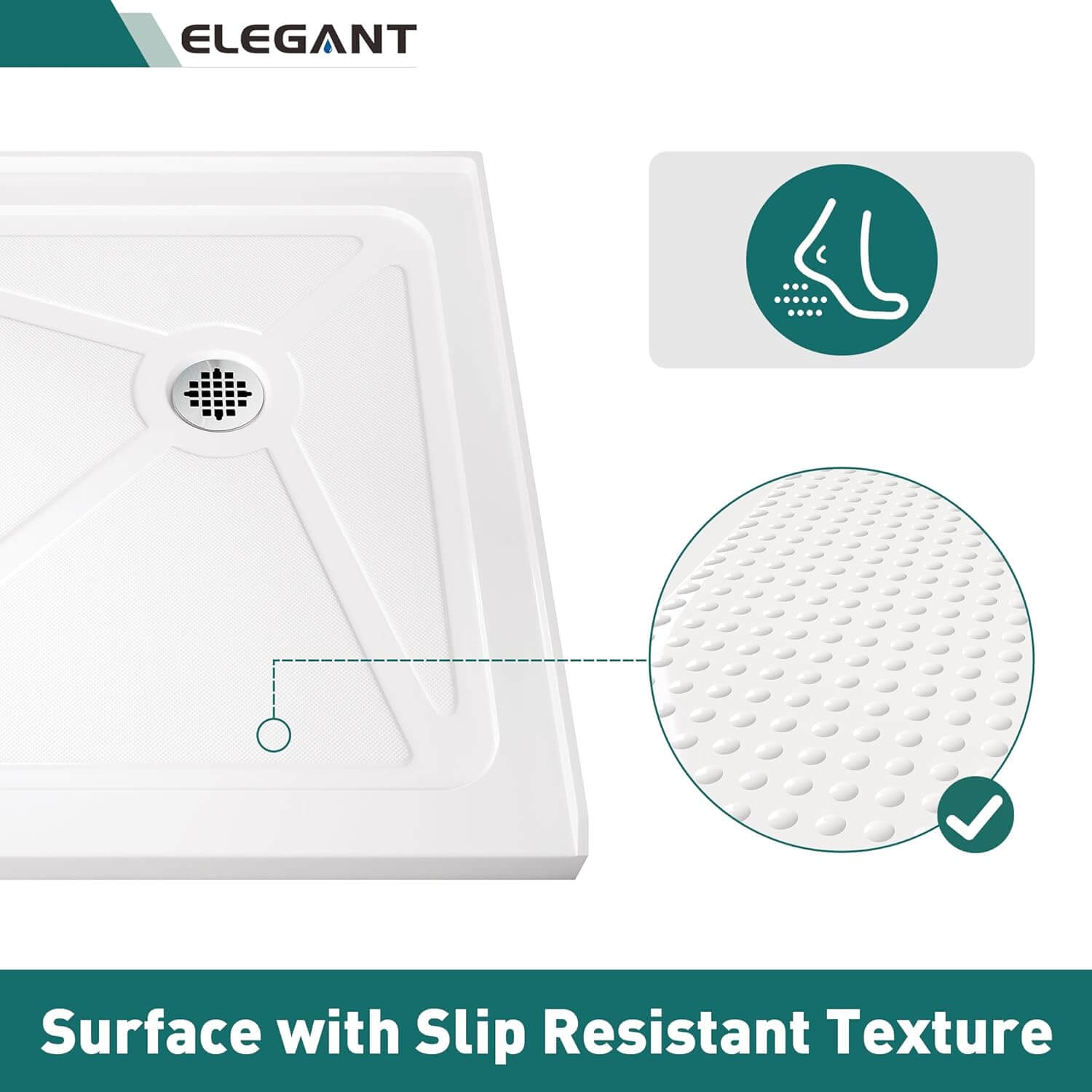 Surface with Slip Resistant Texture