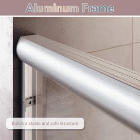 Aluminum Frame: Builds a stable and safe structure