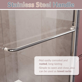Stainless Steel Handle:Not easily corroded and rusted, long lastiong. Simple to open and close, also can be used as towel racks