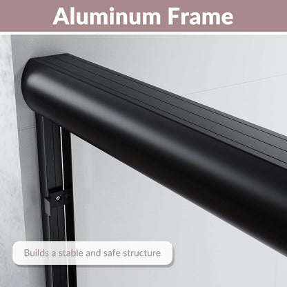 Aluminum Frame: Builds a stable and safe structure
