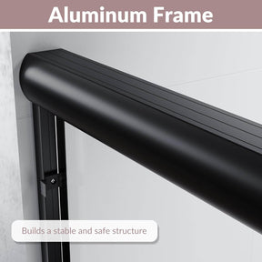 Aluminum Frame: Builds a stable and safe structure