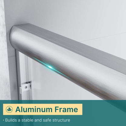 Aluminum Frame: Builds a stable and safe structure