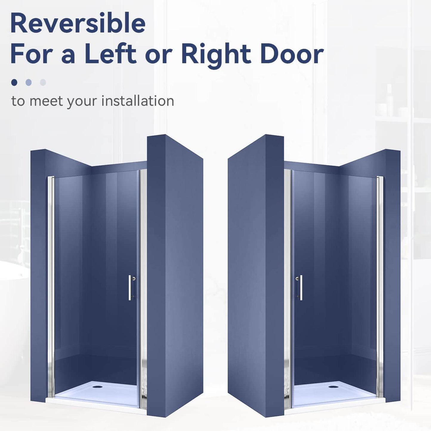 Reversible For a Left or Right Door to meet your Installation