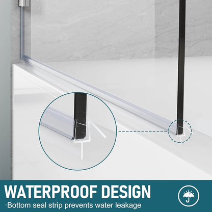 WATERPROOF DESIGN: Bottom seal strip prevents water leakage.