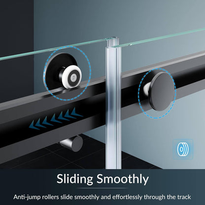 Sliding Smoothly: Anti-jump rollers slide smoothly and effortlessly through the track