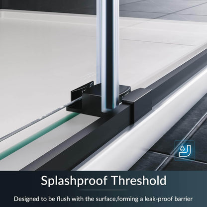 Splashproof THreshold: Designed to be flush with the surface, forming a leak -proof barrier