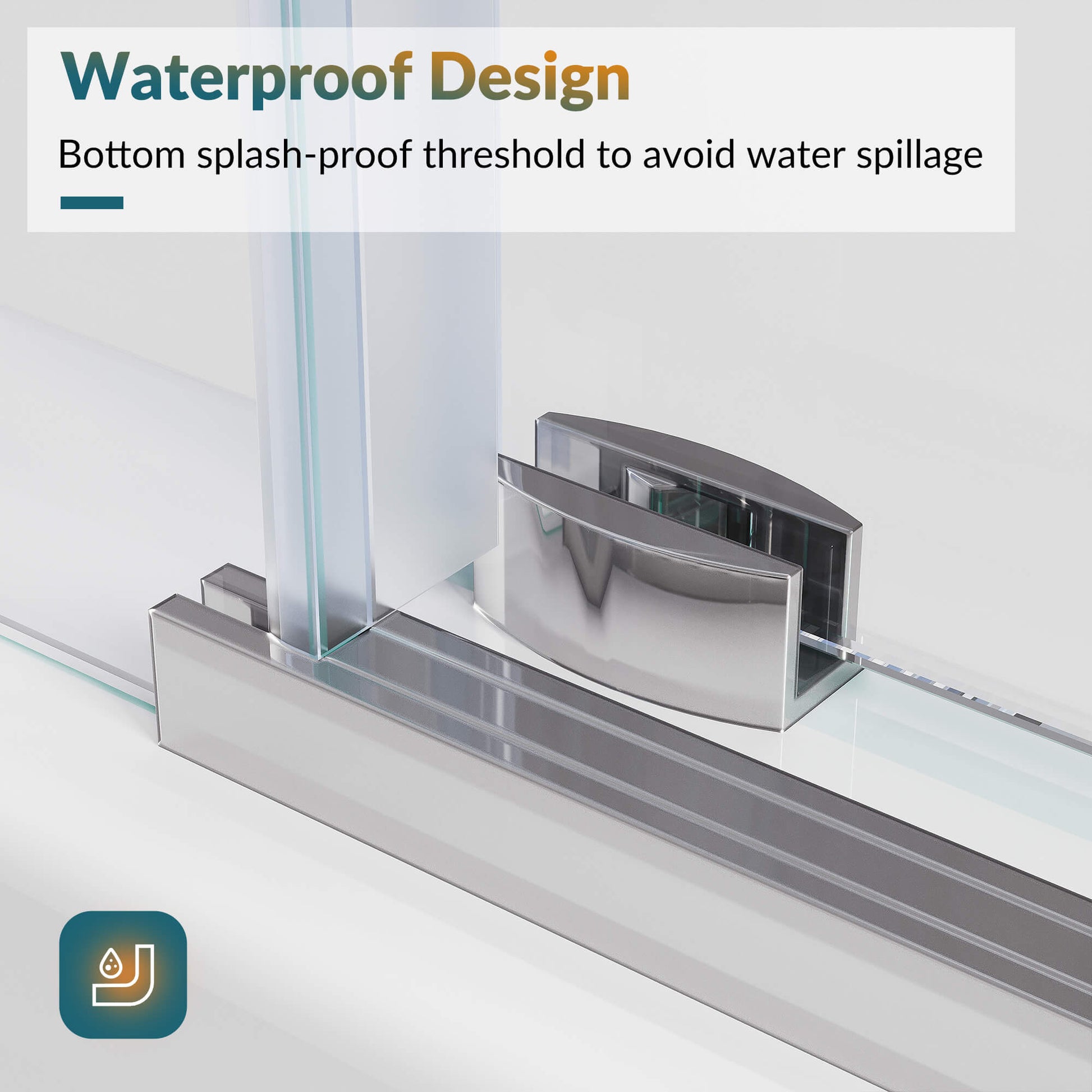 Waterproof Design: Bottom splash-proof threshold to avoid water spillage