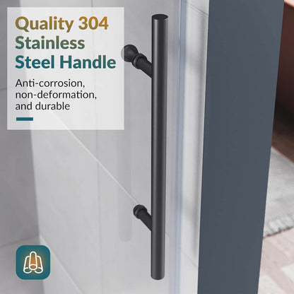 Quality 304 Stainless Steel Handle: Anti-corrosion, non- deformation, and durable
