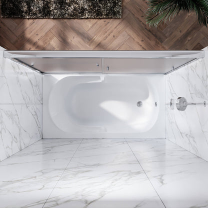 Separate Wet and Dry: Prevent water from escaping the shower door