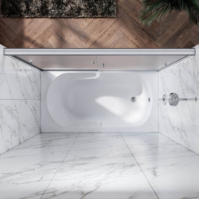 Separate Wet and Dry: Prevent water from escaping the shower door
