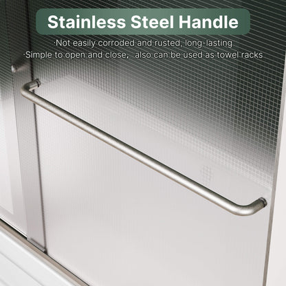 Stainless Steel Handle:Not easily corroded and rusted, long lastiong. Simple to open and close, also can be used as towel racks