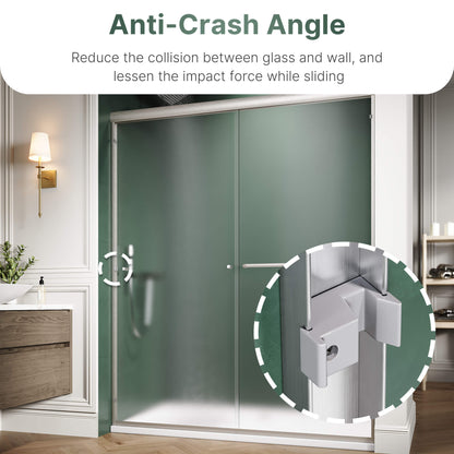 Anti-Crash Angle: Reduce the collision between glass and wall, and lessen the impact force while sliding