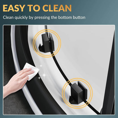 EASY TO CLEAN: Clean quickly by pressing the bottom button