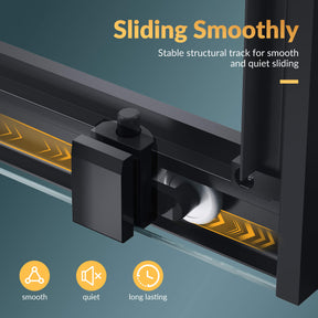 Sliding Smoothly: Stable structural track for smooth and quiet sliding