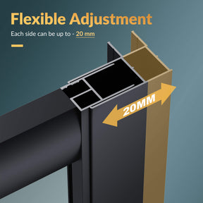 Flexible Adjustment: Each side can be up to - 20mm