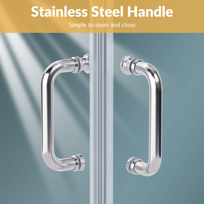 Stainless Steel Handle: Simple to open and close