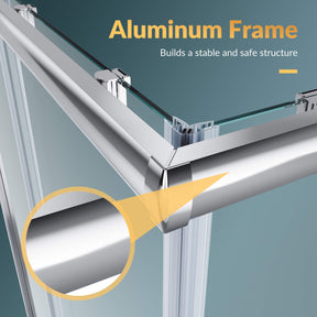 Aluminum Frame: Builds a stable and safe structure
